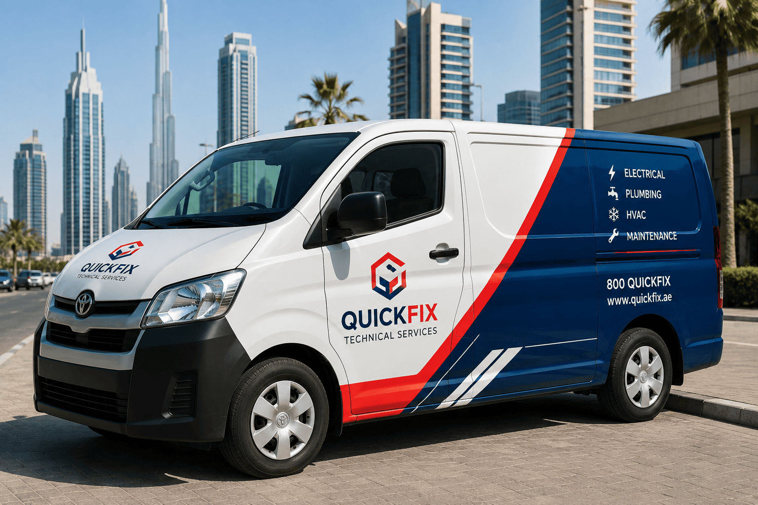 Fleet vehicle branding Dubai